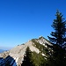 Das Brentenjoch zeigt sich, mittlerweile auch schon fast Schneefrei