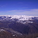 Vista E da Q1741: a sinistra la Val d'Isone, a destra Cima di Lago 1147m. e Monte Bigorio 1188m. - Sullo sfondo Monte Bar 1816m. - Camoghè 2228m. - Gazzirola / Garzirola 2116m.