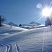 Auf ca. 1580m lichtet sich der Wald. Ruhe, Sonne, Schnee... wunderschöne Winterlandschaft :-)