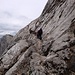 nordseitige Querung der Alpspitze auf gutem Steig