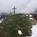 Das Gipfelkreuz der Gratkuppe P.2211m.