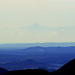 Even the outlines of Monviso can be seen on this day from Monte Bar<br />(and some dirt on my lens as well...)