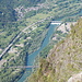 Il fiume Toce, la superstrada dell'Ossola e Migiandone, diviso nelle tre località di Teglia, Loia e Gabbio (dal basso verso l'alto)