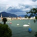 Blick nach Ascona zur Seepromenade