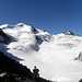 Erste Blick zur Wildspitze,3774m ubers Taschachferner.