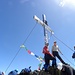 Nach 5 gute Stunden von Bergstation, ist den Gipfel des Wildspitze zusammen mit anderen 100 Bergsteiger erreicht!