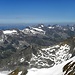 Kaunergrat(mit Lechtaler Alpen dahinter) uber Pitztal, von Wildspitze(3772m) ausgesehen.