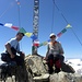 Endlich ,nach halbe Stunde waren wir alleine am Gipfel des Wildspitze,3772m.