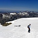 Wunderschönen Kaunergrat über Taschachferner, in Abstieg von Wildspitze,3772m.