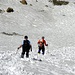 Schwimmend in Mittelbergferner, in Abstieg von Wildspitze,3772m.