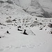 Neuschnee auf Altschnee im Aufstieg Richtung Widderalpsattel