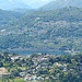 Il ramo del Lago di Lugano che bagna Agno. In primo piano Montagnola.