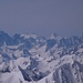 Berner Oberland v.l. Finsteraarhorn, Fiescherhorn, Mönch, Lauteraar- und Schreckhorn