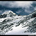 Zillerplattenspitze vom Aufstieg zur Zillerplattenscharte, Zillertaler Alpen, Österreich