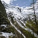 Ausblick in den oberen Talkessel des Val Calnegia vom Aufstieg nach Corte di Mezzo der Alpe Orsalia