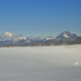 Blick Richtung Mont Blanc