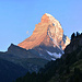 Matterhorn im ersten Sonnenlicht