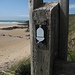 Ce gland est le balisage du Pembrokeshire Coast Path