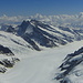 Panorama Eiger bis Mont Blanc (schwer zu erkennen)