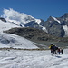 sopra il ghiacciaio il piz Bernina