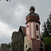 Der übriggebliebene, restaurierte Kirchturm