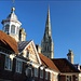 in der schönen Altstadt von Salisbury