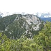 Der Mittagskofel, unser drittes Gipfelziel am heutigen Tage; zwischen Nigglberg und Mittagskofel muss man knapp 100 Höhenmeter in die Weißlahnscharte absteigen