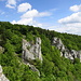 Die Aussichtsfelsen rund um die Ruine Gebr. Gutenstein sind eines der Highlights des Naturparks Obere Donau