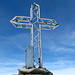 Ein schönes Gipfelkreuz auf dem Piz Scalotta 2991m