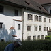 Kloster Fischingen: Der gotische Trakt, der in die barocke Anlage "eingebaut" wurde.