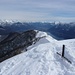 Panorama vom Pizzo Leone: Das Gipfelkreuz vom Schnee befreit!