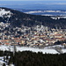 La Chaux-de-Fonds as seen from  Tête de Ran