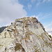 Cima di Cuaschia, zona sommitale (con i "muretti" che scendono in Val d'Osura