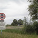 Signalisation auf dem Damm