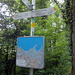 Wegweiser im Rheinholz