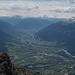 Aussicht vom Vilan: Churer Rheintal
