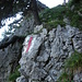 leichte Kletterei in der Steilstufe kurz vor Geisskappel