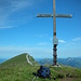Gipfelkreuz Wiggis mit Rautispitz