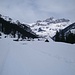 Einfahrt auf die Alp Brunni