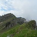 Blick hinüber zum Hauptgipfel. 