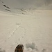 Schade hatte ich keine Ski für diesen steilen Sulzschneehang dabei. Der Abstieg vom Südgrat zum namenlosen See war dennoch ein superschnelles, gemütliches Höhenmetervernichten :-)