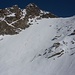 Foto vom ersten Besteigungsversuch am 2./3.3.2013:<br /><br />Meine Spuren im Steilhang unter dem Piz Paradisin / Pizzo Paradisino (3302,2m).