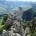 Foto nach der Schlüsselstelle auf den "Stuhl" aus Stein.