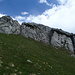 Blick vom Wanderweg auf den Gipfel