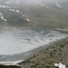 il Lago del Mucrone al 15 giugno parzialmente ghiacciato