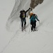 leichter Schneefall im Aufstieg (Bild von Cornel)