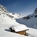 es liegt noch viel Schnee im Prättigau - im Hintergrund die Grenzfelsen zu Österreich