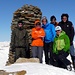 Gipfelfoto Fanellhorn 3124m mit Gempi, Conny, [u Bombo], [u joerg], [u Alpinist] und mir