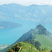 Nordgrat vom Buochserhorn mit Vierwaldstättersee und Rigi