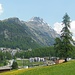 Ormai in prossimità della stazione ferroviaria di Pontresina